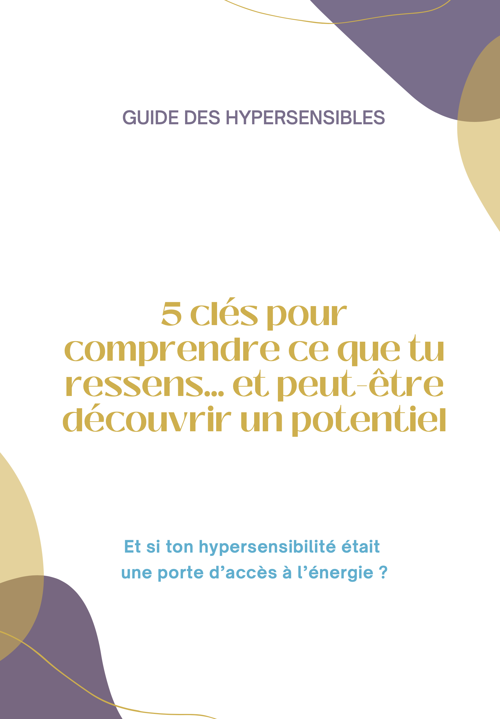 Couverture du Guide des Hypersensibles de Joana Gaignard